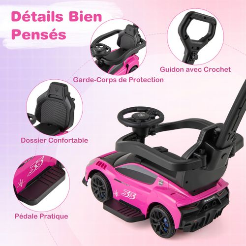 Voiture électrique Maserati Gran Turismo Folgore Pour Enfants, 12 V Avec Telecommande Pour Les 3 A 5 Ans Grise 92914305