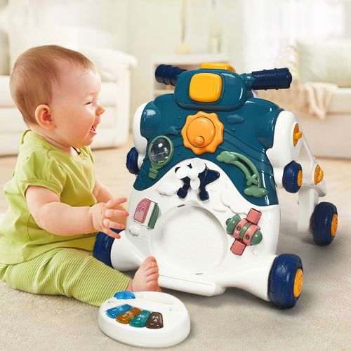 3 En 1 Trotteur Pousseur Pour Enfants Avec Lumière Et Musique Développement De L'intelligence