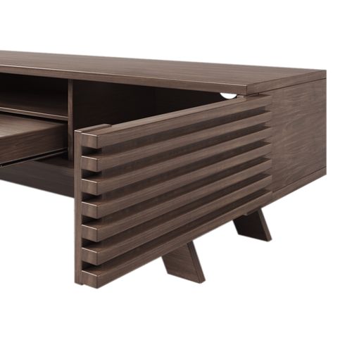 Meuble TV Bois, Meuble TV Avec Un Tiroir Et Deux Portes, Buffet Bas TV Pour Le Salon,150 X 35 X 44cm