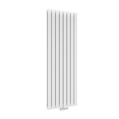 Radiateur Chauffage Central Vertical 2166 W Blanc En Acier Double Panneau H. 180 X L. 61 Cm