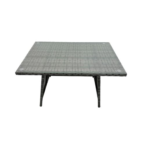 Salon De Jardin Extérieur Avec Table à Manger Oblongue