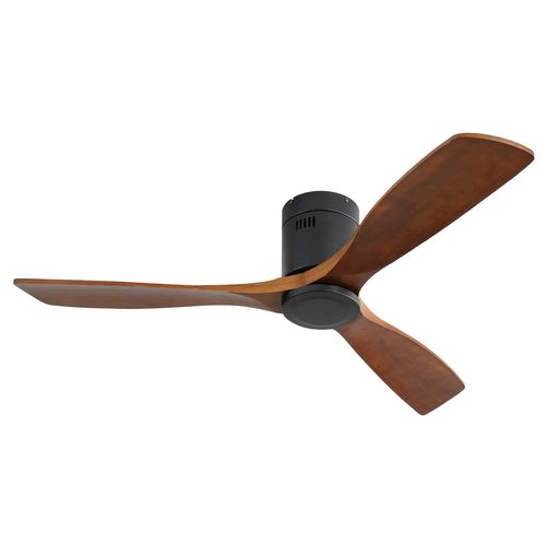 Ventilateur De Plafond 52" Dc - 3 Pales Bois, Réversible, Silencieux, Télécommande