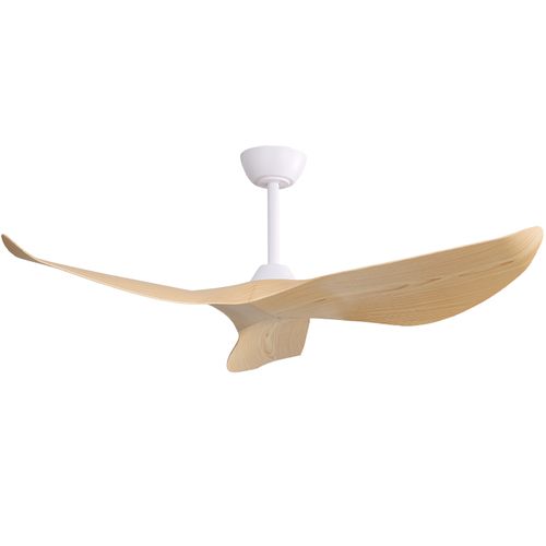 Ventilateur De Plafond Design 52" - 3 Pales Abs - 6 Vitesses - Télécommande - Pour Intérieur