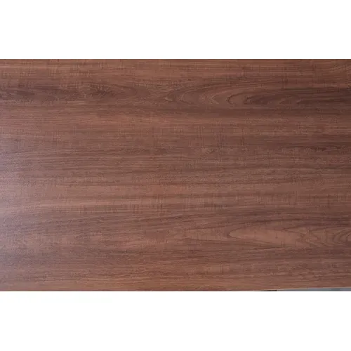 Table Basse Rotin 2 Tiroirs, Portes Coulissantes, Pieds Bois , Marron