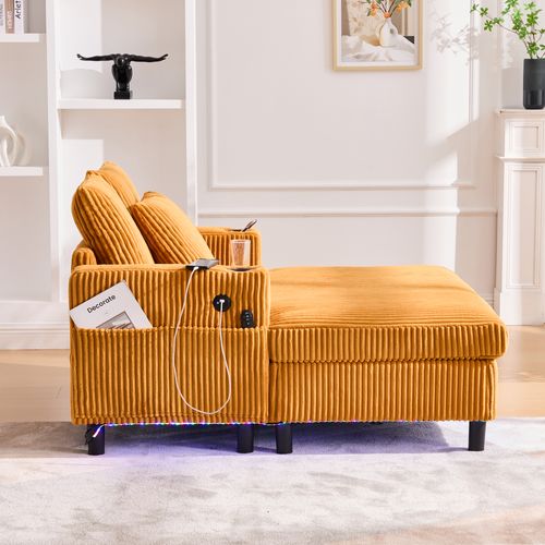 Fauteuil inclinable : spacieux/moelleux, porte-gobelets, ports USB, éclairage LED. Idéal salon/chambre/véranda | Leroy Merlin Fauteuil inclinable : spacieux/moelleux, porte-gobelets, ports USB, éclairage LED. Idéal salon/chambre/véranda | Leroy Merlin