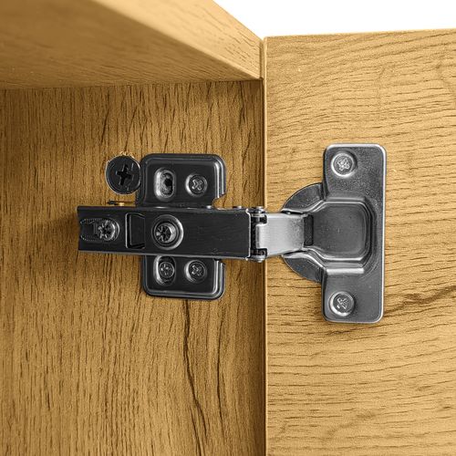 Meuble TV 170*36.5*42cm, Meuble De Salon,3 Compartiments, 3 Portes, 2 Niches, Pb, Gris Et Bois
