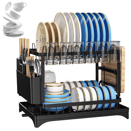 Égouttoir De Cuisine Noir