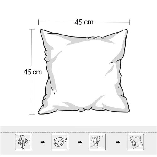 Taie D'oreiller En Velours Rose 45 X 45 Cm - Lot De 2 - Housse Simple Face