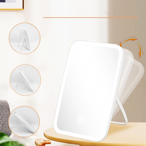 Miroir De Maquillage LED Rechargeable