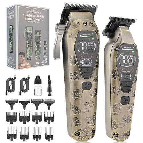 Kit Tondeuse Électrique Pour Cheveux – Usage Domestique, Coupe Précise