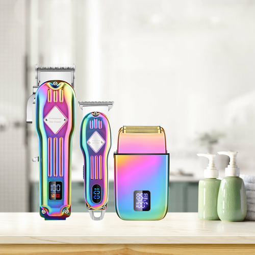 Kit Tondeuse Cheveux Professionnel Homme – Rasoir Grille, Tondeuse Précision, Écran LCD