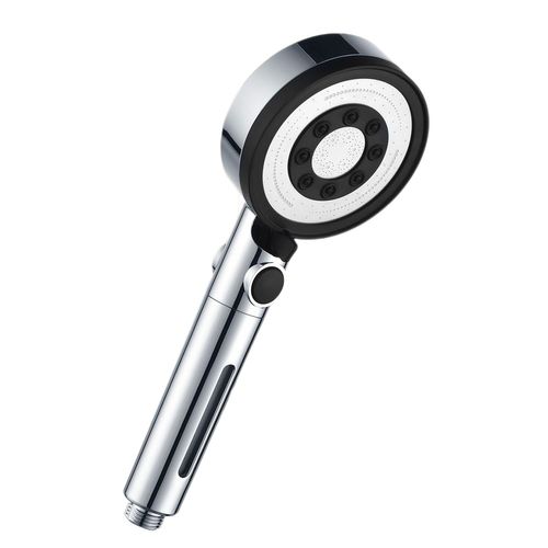 Pommeau De Douche Haute Pression 5 Jets Avec Filtre – Bouton Stop Eau