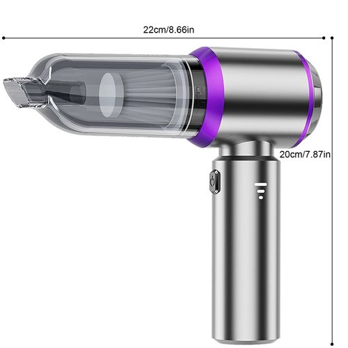 Aspirateur De Voiture Sans Fil 3-en-1 – Souffleur, Aspirateur Et Pompe Rechargeable