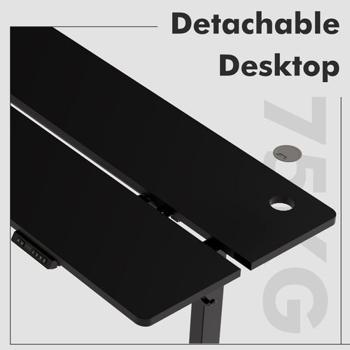 Bureau Assis Debout 120x60cm,fonction Mémoire Et Anti-collision,port USB Et Type C,70-119cm