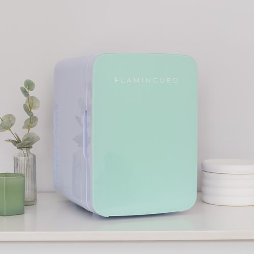Mini Frigo Cosmétique 10l, 12v/220v, Froid Et Chaud, Vert