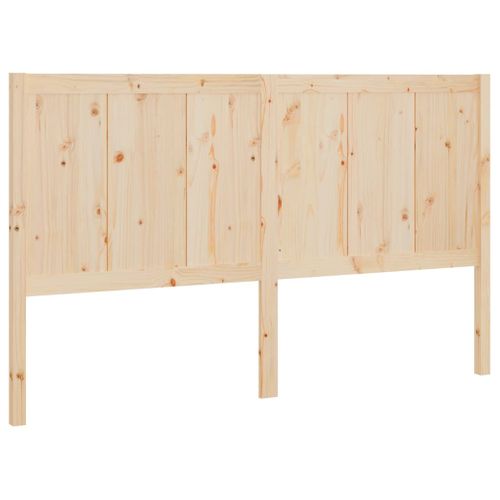 Tête De Lit Armoire De Tête De Lit - 145,5x4x100 Cm Bois Massif De Pin