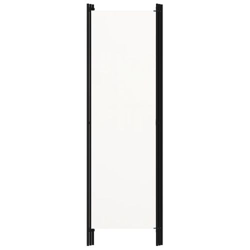 Paravent Cloison De Séparation 3 Panneaux Blanc 150x180 Cm
