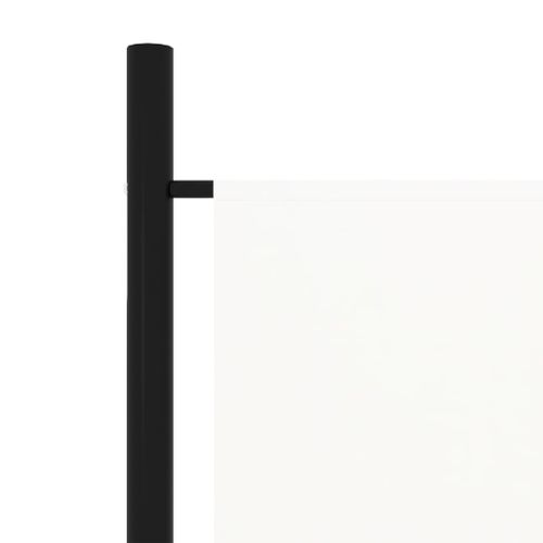 Paravent Cloison De Séparation 3 Panneaux Blanc 150x180 Cm