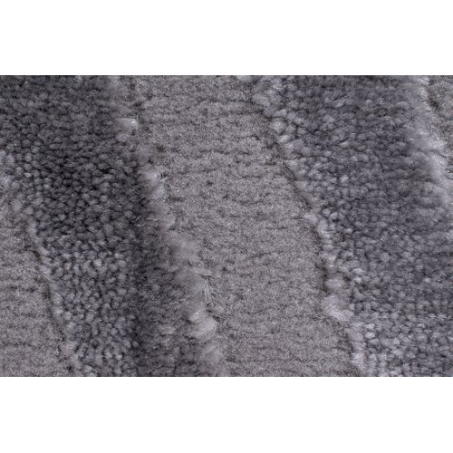 Tapis De Salon Gris Graphique Bianca 80x150 Cm