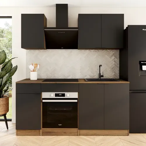 Ensemble Cuisine EDEN - Gris - L.180 cm