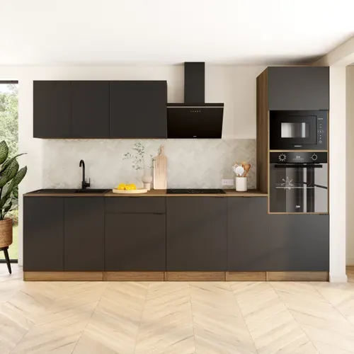 Ensemble Cuisine EDEN - Gris - L.300 cm