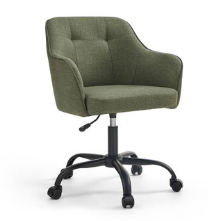Chaise De Bureau, Réglable En Hauteur, Capacité De Charge 110 Kg, Vert