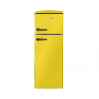 Réfrigérateur Congélateur 2 portes  Retro Arzy Ljdd206lemon 206 Litres Lemon