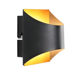 Applique Murale  Noire Et Dorée - Appliques Murales Modernes Pour Escaliers, Chambre D'enfant