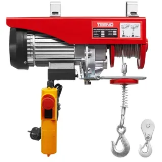 Palan électrique 1200 W, Suspension Simple/double, 300kg/600kg