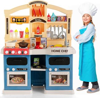 69 PCs Cuisine Enfants Avec Effets De Vapeur,jeux De Cuisine Enfants Avec Lumières Et Sons Réalistes