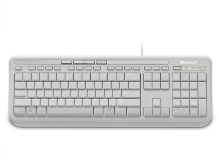 Clavier Wired Keyboard 600 Clavier Usb Blanc