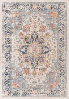 Tapis D'extérieur/intérieur Bleu/beige 160x213 Cm Selma