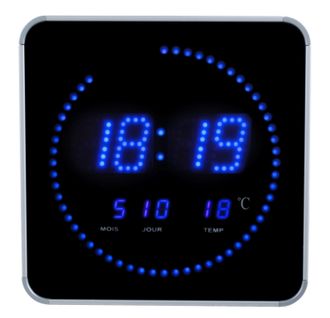 Horloge LED DIGITALE Bleu