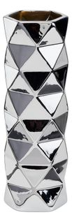 Vase H. 30 cm FACETTES Silver