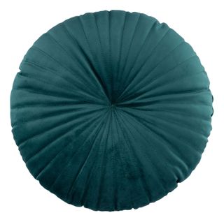 Coussin ø 40 cm TEDDY Bleu canard