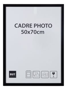 Cadre photo 50x70 cm  Noir