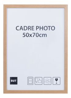 Cadre photo 50x70 cm  Chêne