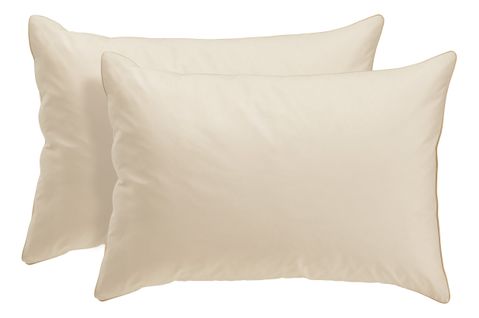 2 taies d'oreiller 50x70cm DREAMEA PERCALE BEIGE