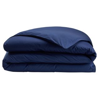 Housse de couette 240x220 cm DREAMEA PERCALE BLEU