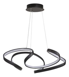 Suspension Led L. 60 cm ZIGGY Noire