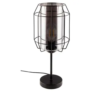 Lampe à poser H. 45 cm TOM Noire vue 3/4