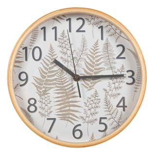 Horloge végétal Ø 25,5 cm ISABEAU Multicouleur