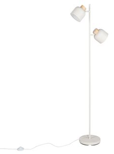 Lampadaire 2 lumières H.143,5 MARISOL Crème