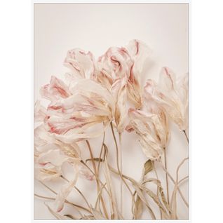 Toile fleurs 48x68 cm Azalis Rose
