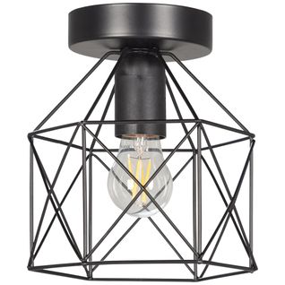 Plafonnier H. 18,5 cm VIGO Noir