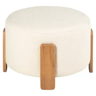 Pouf H. 36 cm BOUCLE Blanc
