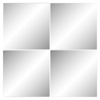 4 miroirs carrés 30x30 cm PICO Transparent