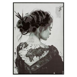 Tableau 48x68 cm SALOME Noir & blanc