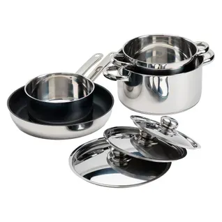 Batterie de cuisine 7 pièces NOVA Gris