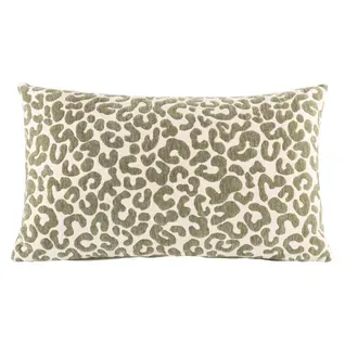 Coussin 30x50 cm LOAN Vert vue de face
